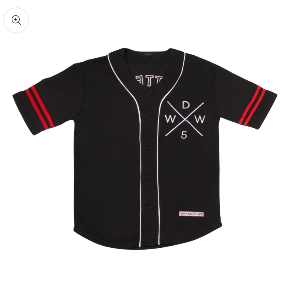 Why Don’t We Merch 8 Letters Baseball Jersey